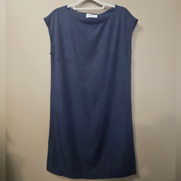 Sosie Sosie Montreal Navy Blue Dress Women's Size M Straight Cut - Picture 1 of 3